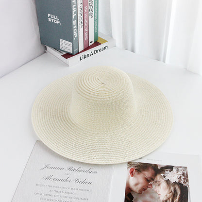 40cm Round-Brim Sun Hat DIY Hat Blank