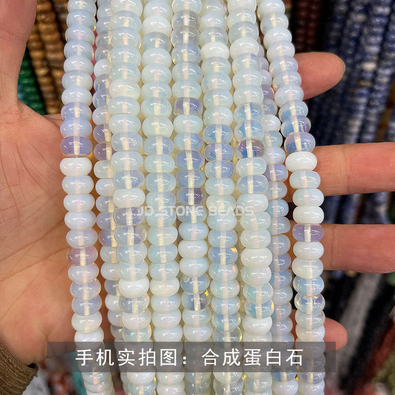 6 * 10Mm crystal abacus beads loose beads