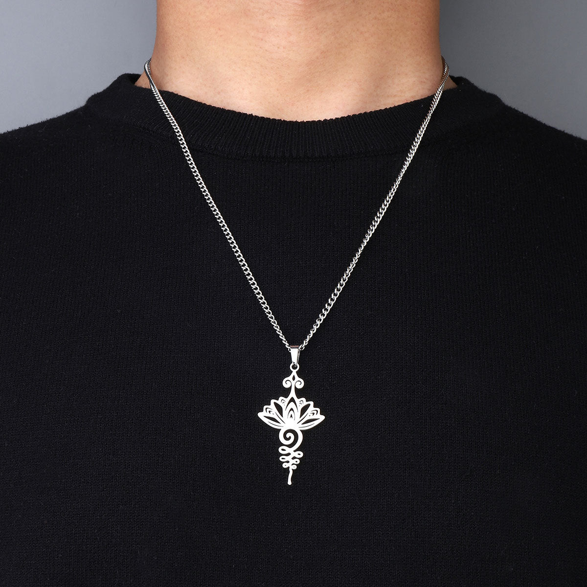 Hip Hop Darts Helios Titanium Steel Necklace