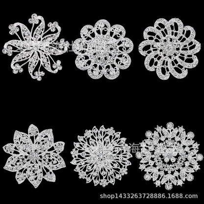 Alloy Rhinestone Brooch Pin fashion