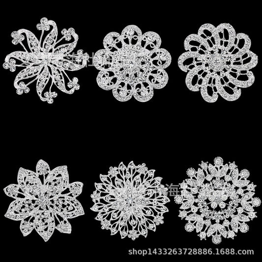 Alloy Rhinestone Brooch Pin fashion