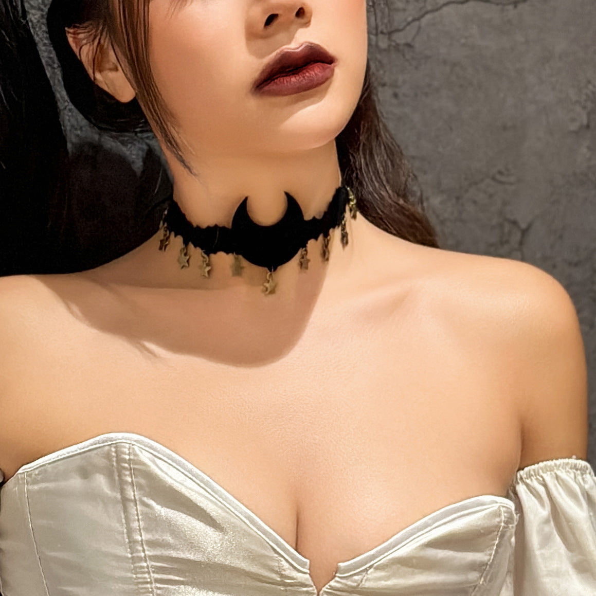 Halloween sword collar necklace