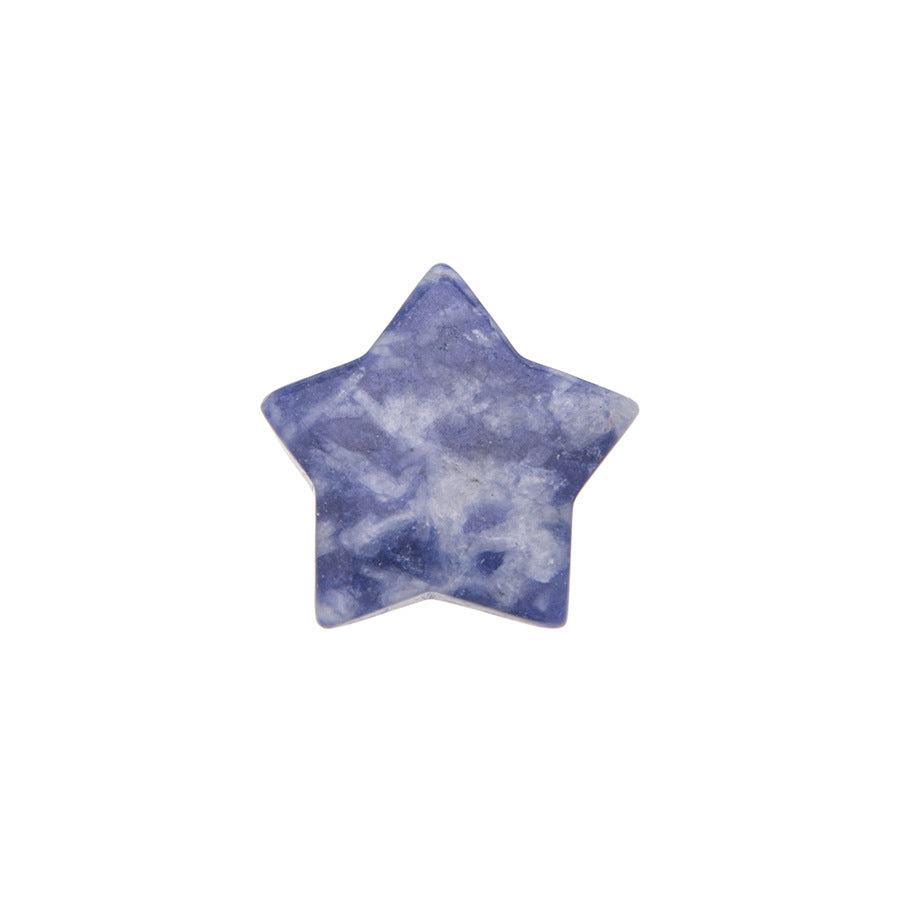 20MM natural stone crystal star ornaments