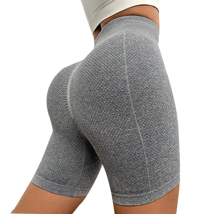 Cross-Border High-Waist Honeycomb Butt-Lifting Yoga Pants