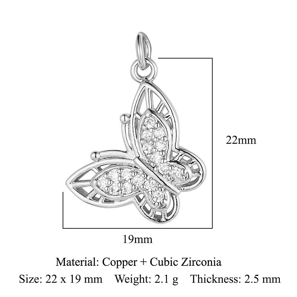 Hummingbird cat snake copper zircon necklace bracelet pendant