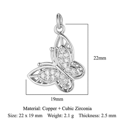 Hummingbird cat snake copper zircon necklace bracelet pendant