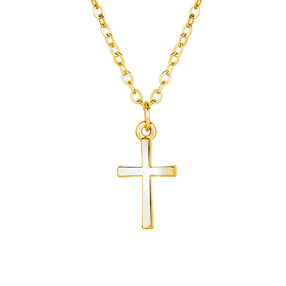 Rhinestone Cross Pendant Necklace