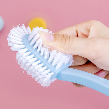 Multi-Purpose Soft Bristle Plastic Shoe Brush