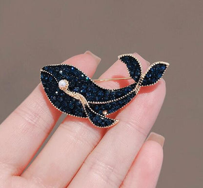 Cute Whale Brooch