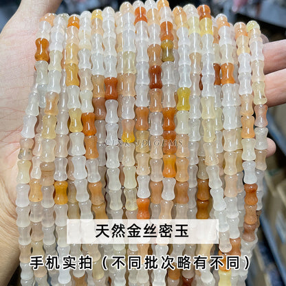 5X12mm Southern Yuzhu Festival Pipe Beads Loose Beads Separator Beads