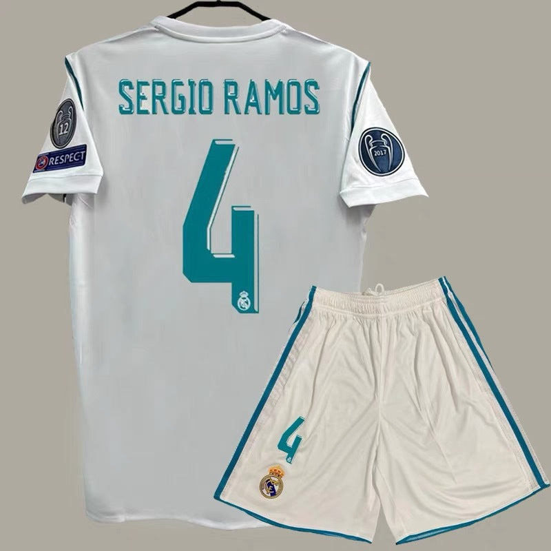 17-18 Champions League Home Away 7 Ronaldo Ramos 10 Modric Jersey