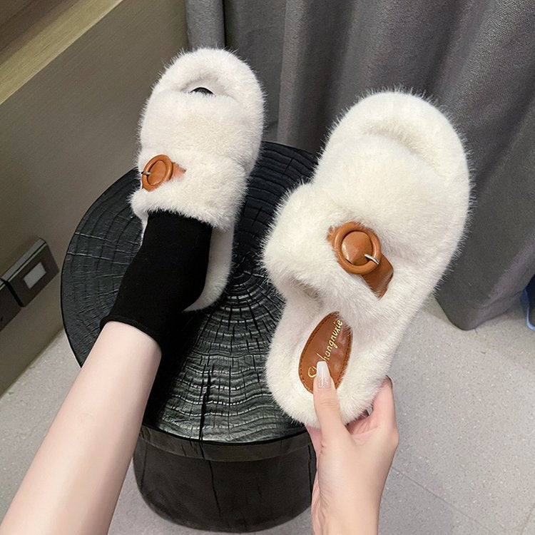 New autumn and winter cotton slippers