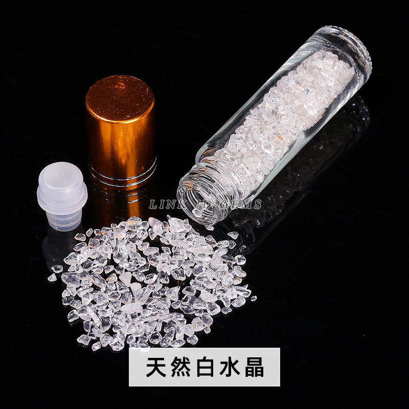 10Ml ball bottle natural crystal gravel essential oil bottle