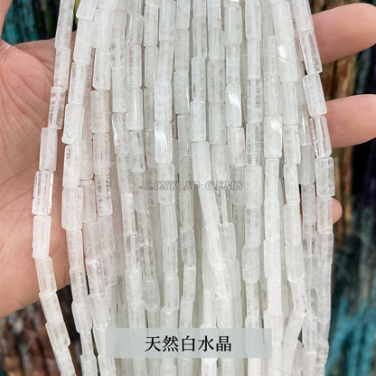 4 * 13Mm crystal agate square loose beads