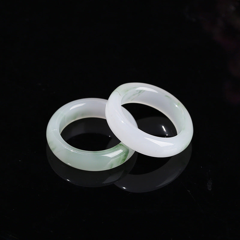 High quality imitation ice jade ring