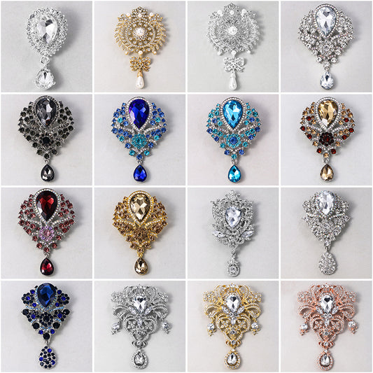 Luxury Crystal Glass Brooch