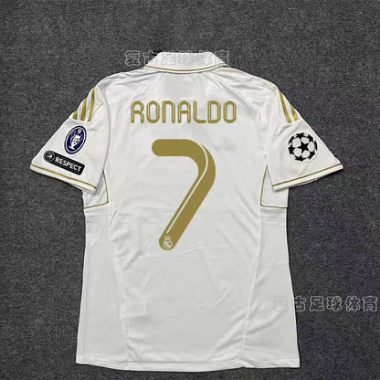 11-12 Real Madrid Retro 14 Guti Kak¨¢ Ra¨²l Redondo 7 Ronaldo Home Away GK