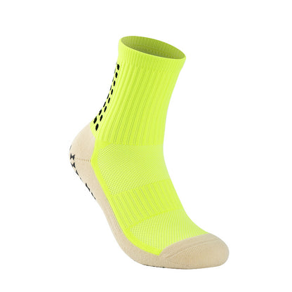 Short Soccer Socks Men Anti-Slip Gel Towel Bottom Training