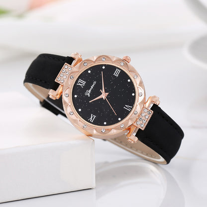 Diamond Roman Round Ladies Watch