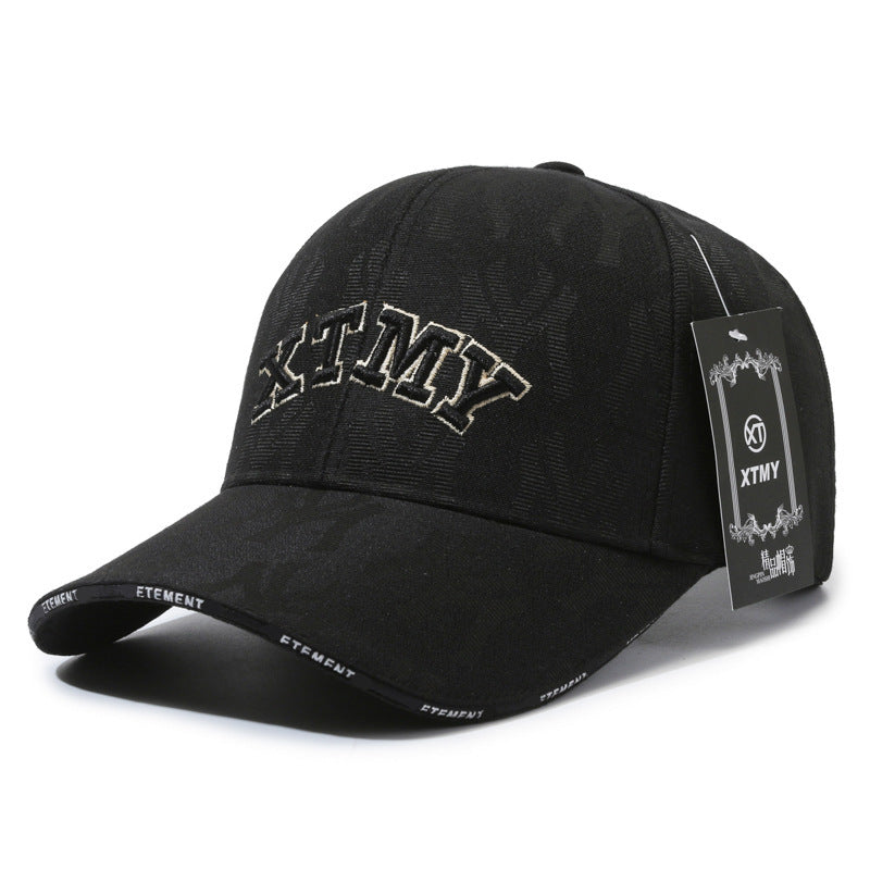 All-Over Letter Spring/Fall Sun Protection Baseball Cap