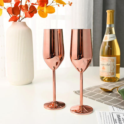 Champagne glass wine set can print logo