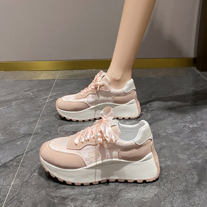 Thick sole height increasing forrest gump shoes sneakers