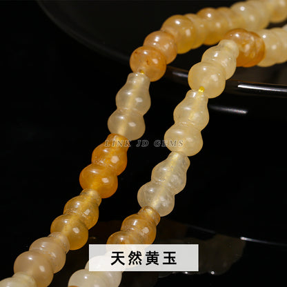 8 * 14 natural Dongling jade gourd loose bead pendant