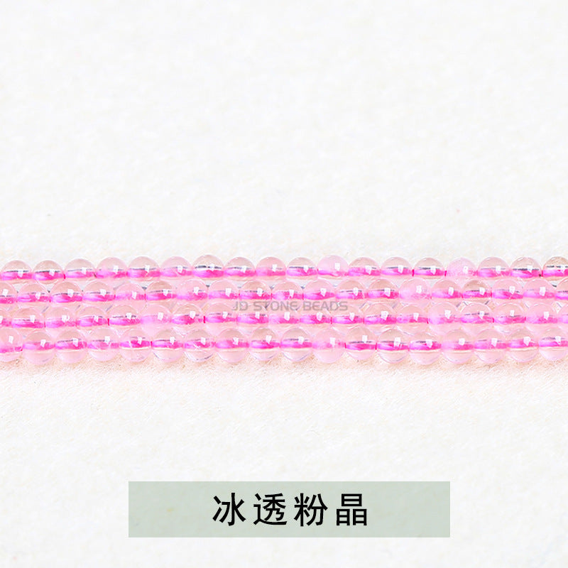 3Mm Natural Crystal Colorful Tourmaline Beads Loose Beads