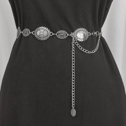 Waist chain female metal does not fade