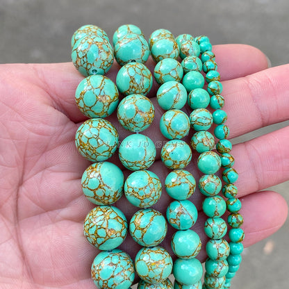 Synthetic shell turquoise loose beads DIY jewelry accessories