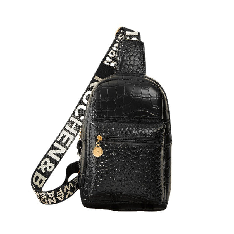 Crossbody bag printed women's breast bag