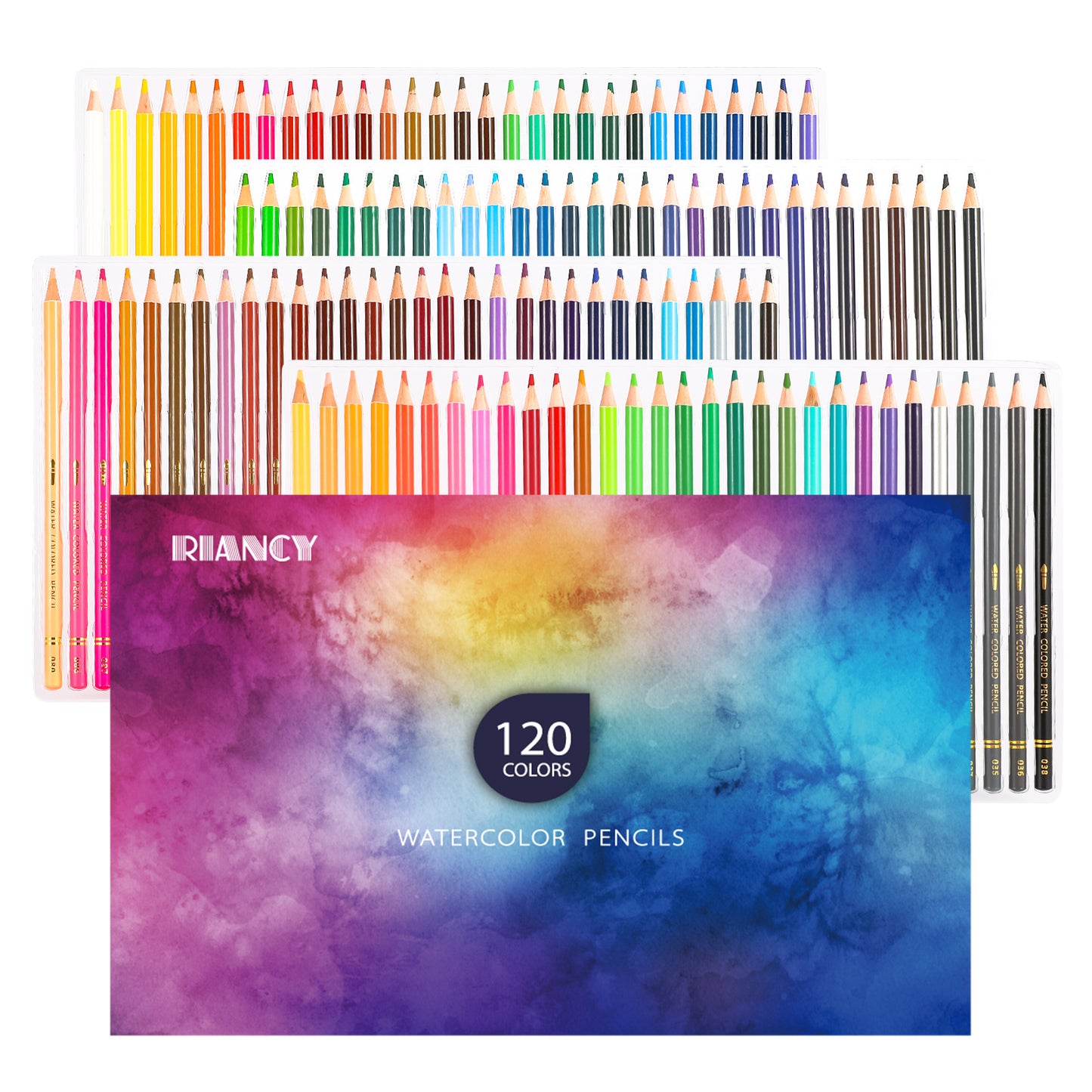 Amazon 180-color starry sky water-soluble colored pencil set