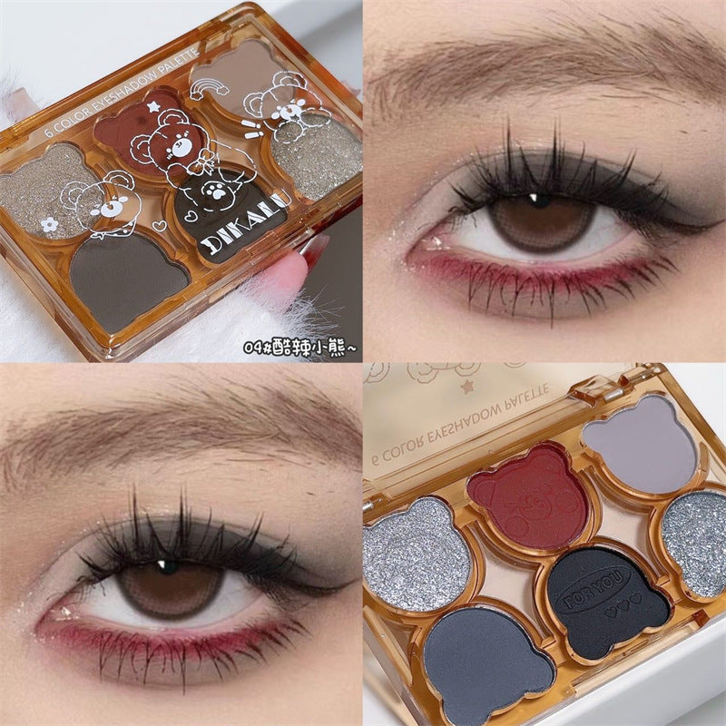 Paleta de sombras de ojos de 6 colores Swan Ballet 