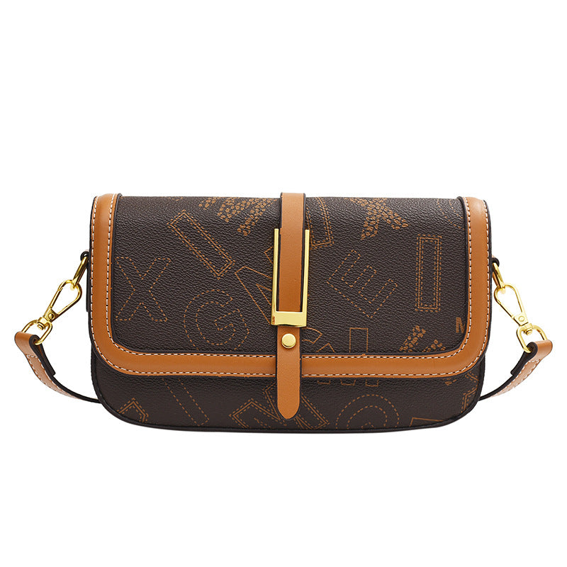 Classic printed messenger small square bag