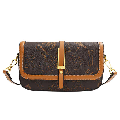 Classic printed messenger small square bag