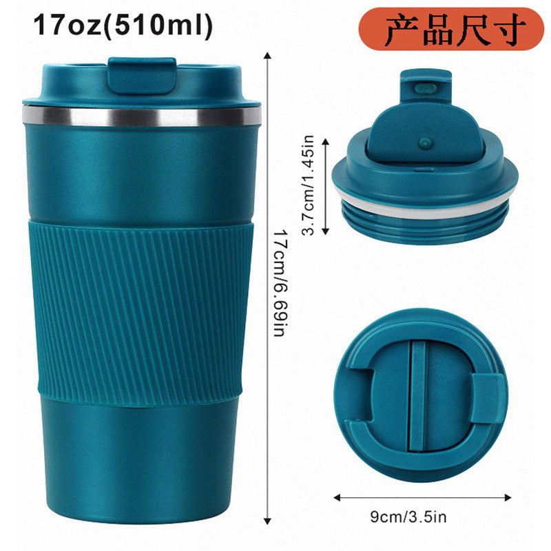 Third generation coffee cup 304 stainless steel vacuum thermos cup