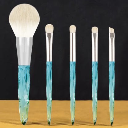 Makeup Brush Set Acrylic Handle Ultra-Soft Fiber