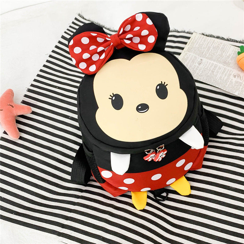 Mickey kindergarten anti-lost schoolbag