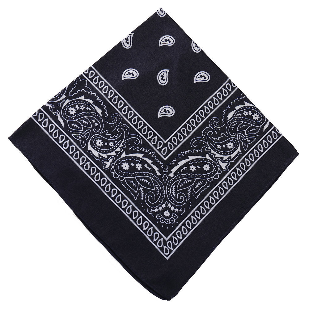 Flower square bandana magic headscarf