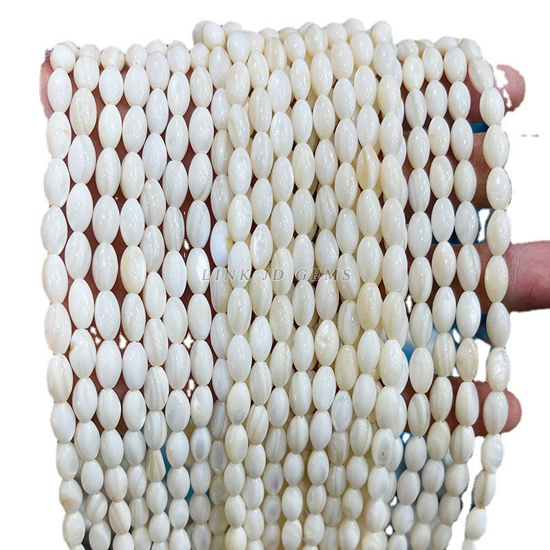 5 * 10Mm multi-color shell rice beads loose beads