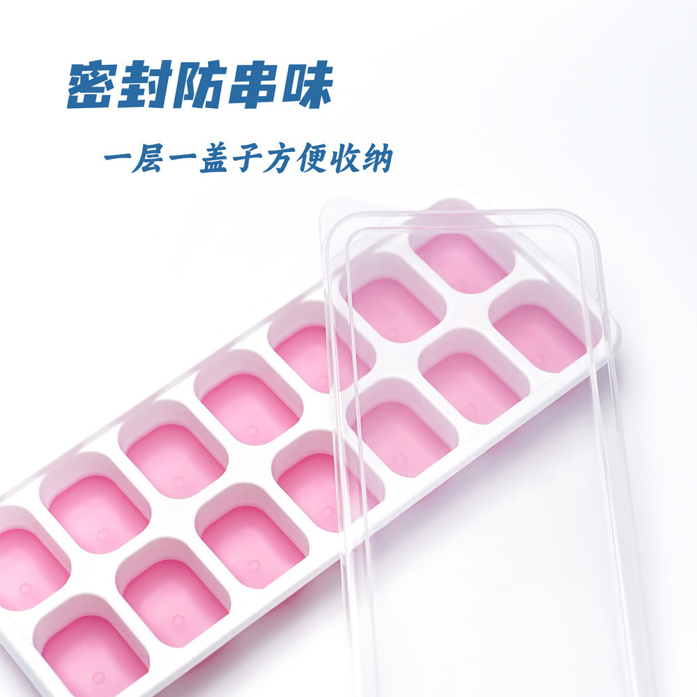 Candy Color 14-Cube Silicone Ice Tray