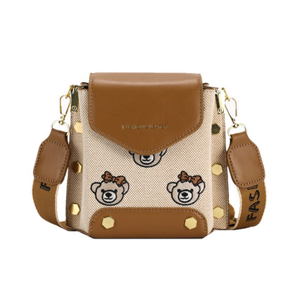 Cartoon niche design fashion mobile phone bag