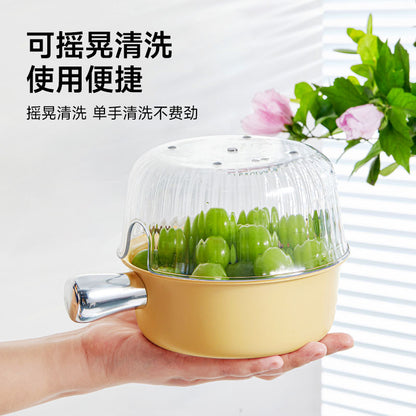 Handle Kitchen Fruit and Vegetable Washing Strainer Basket