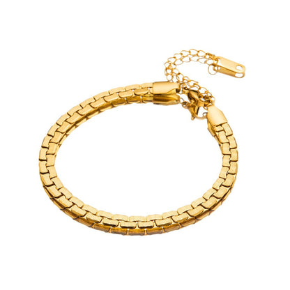 Bracelet Gold Thick Chain