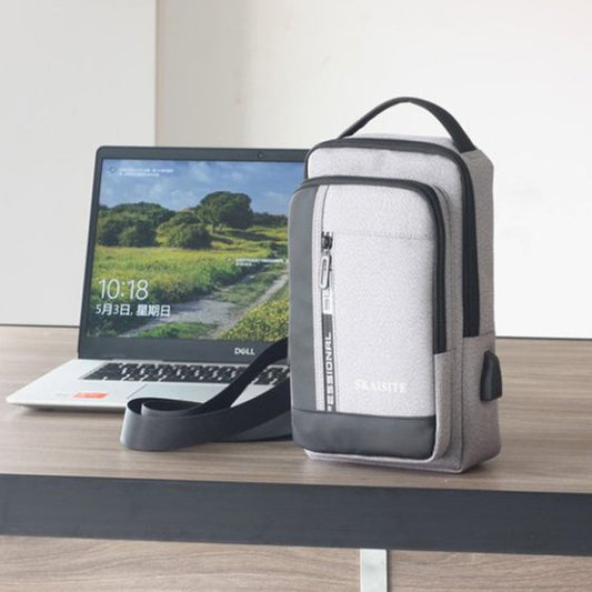 Shoulder bag USB charging multi-layer