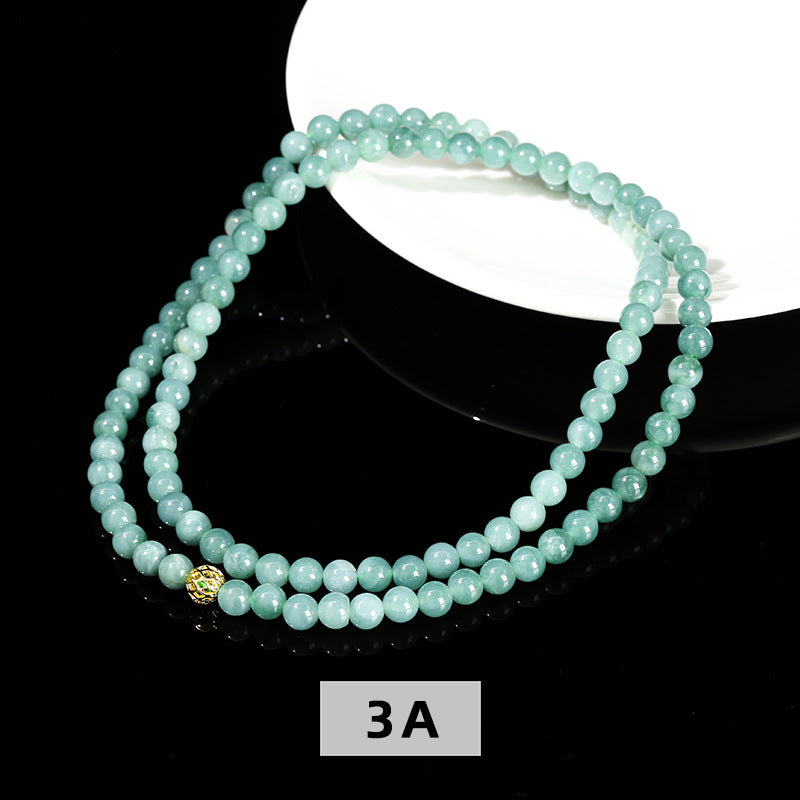 7A Natural Dangerous Material Jade Buddha Beads