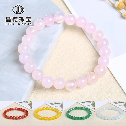 Agate bracelet simple single circle