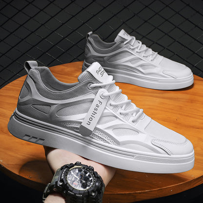 Breathable Thin Mesh White Shoes