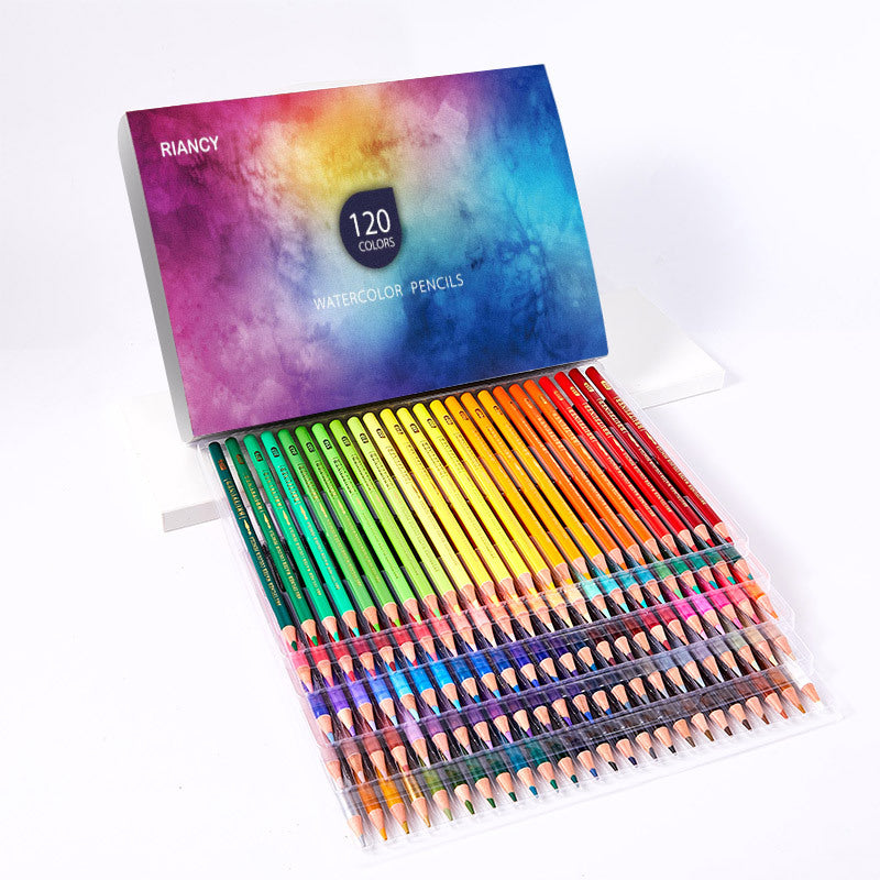 120 colors water soluble colored pencils factory price direct sales