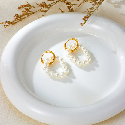 Freshwater pearl earrings